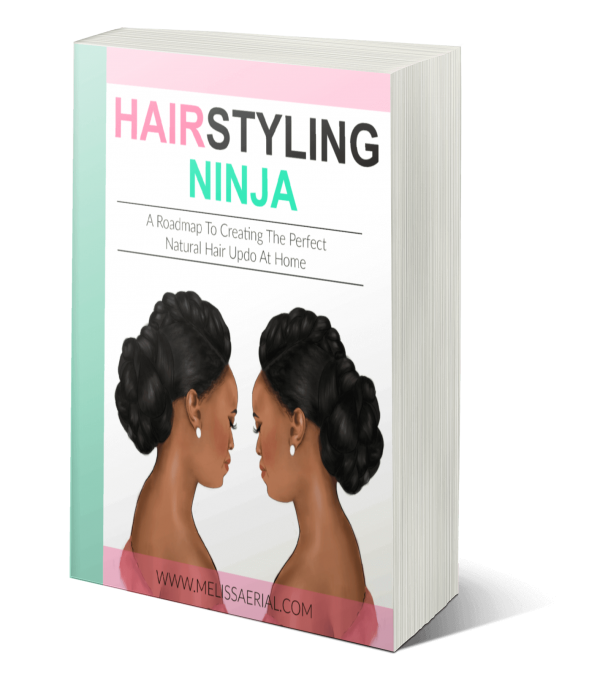 Hairstyling ninja is the master guide for natural hair updo styling.