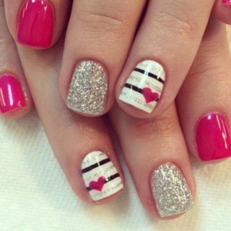 20 Valentine's Day Nails Ideas Featuring All Nail Shapes