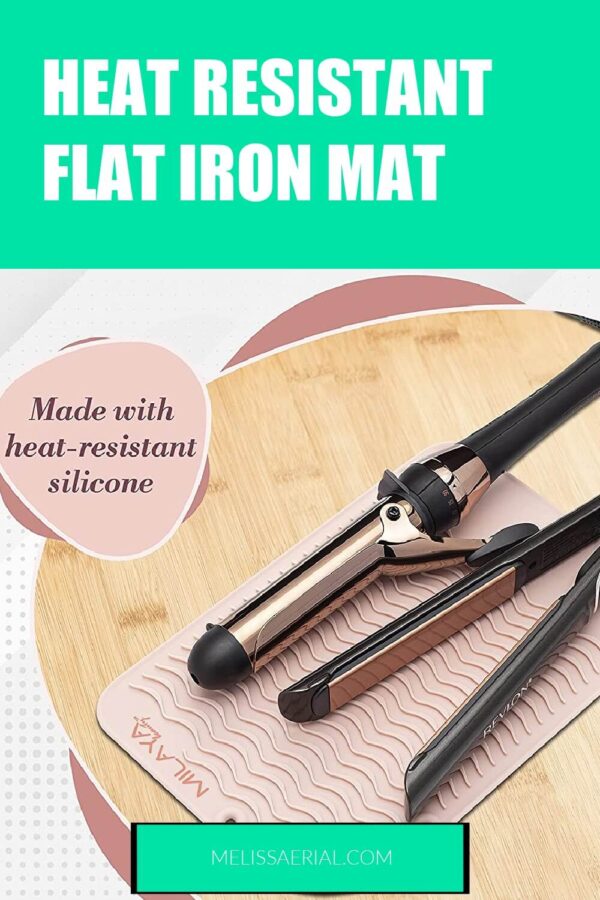 Best Flat Iron Silicone Heat Resistant Mat for HotStyling Hair Tools