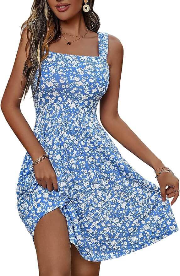 Floral beach dresses