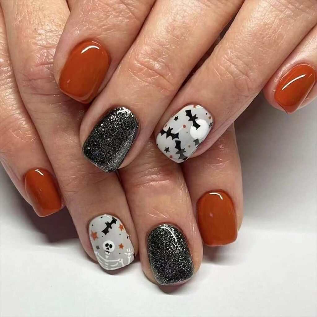 Burnt Orange press on nails