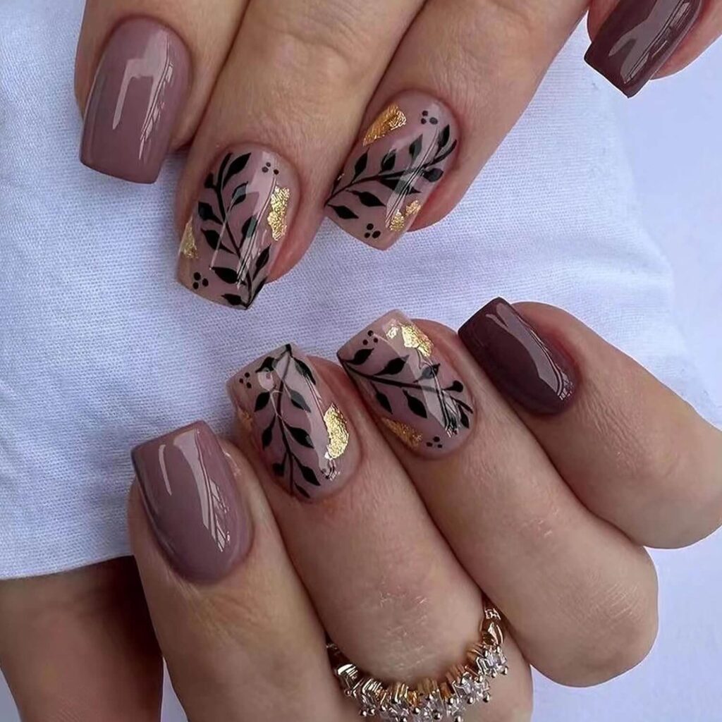 Neutral Fall Nails