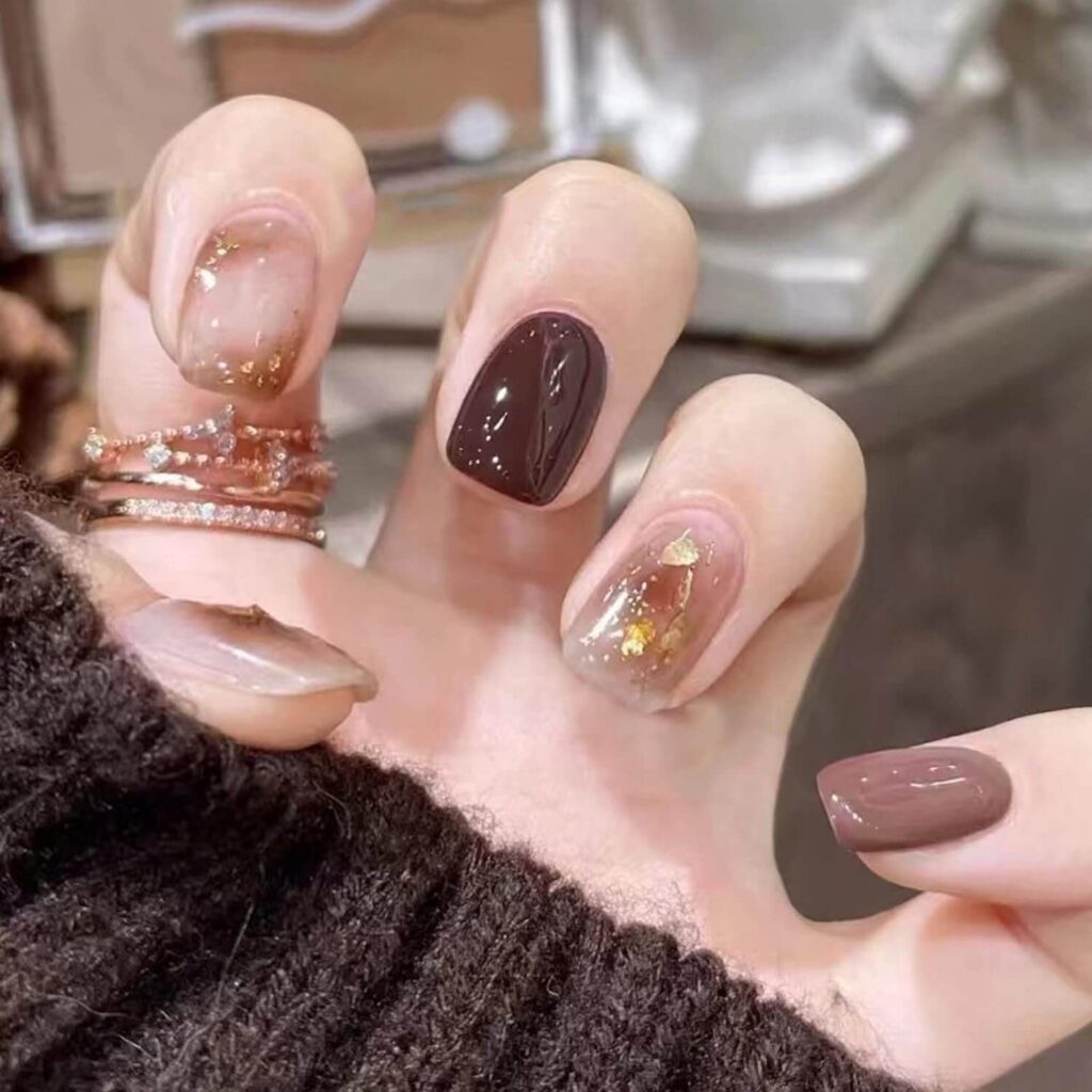 Rustic Fall Nail Art