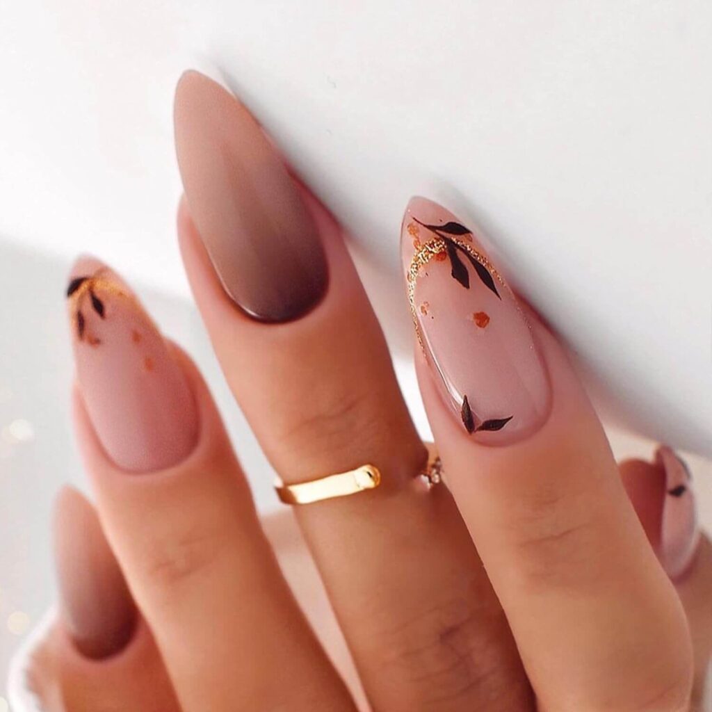 Simple Fall Nails