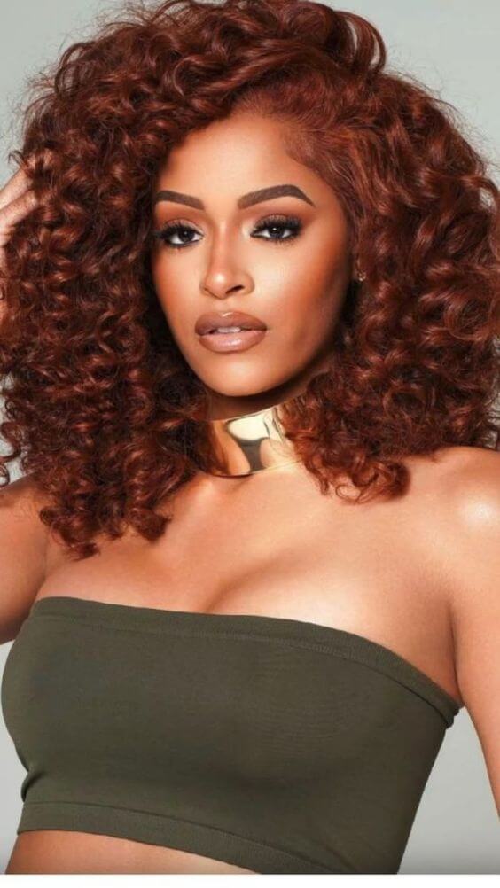 fall hair color for dark skin